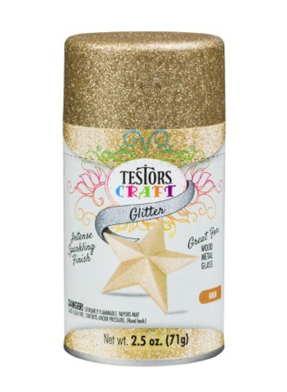 

Testors Craft Aerosols Paint, 3 Pack, Glitter Gold