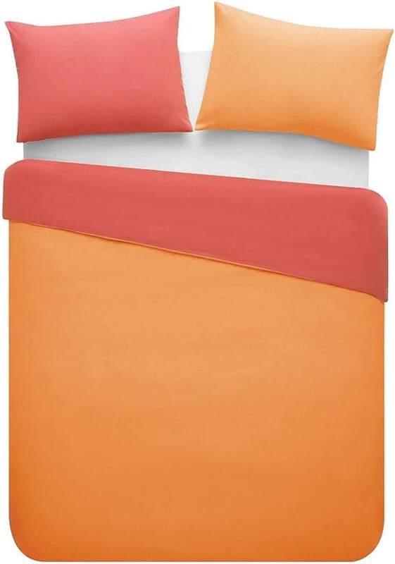 Yatas King Size Noah Rnf Duvet Cover Set (Orange - Vermilion