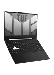 Asus Tuf Dash FX517Z Gaming Laptop, 15.6" FHD Display, Intel Core i7-12650H 12th Gen, 512GB PCIe SSD, 16GB RAM, 8GB NVidia RTX 3070 Graphics, EN KB, WIN 11 Home, 90NR0AV3-M001V0, Black, Int Ver