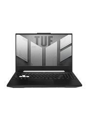 Asus Tuf Dash FX517Z Gaming Laptop, 15.6" FHD Display, Intel Core i7-12650H 12th Gen, 512GB PCIe SSD, 16GB RAM, 8GB NVidia RTX 3070 Graphics, EN KB, WIN 11 Home, 90NR0AV3-M001V0, Black, Int Ver