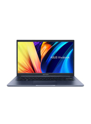 Asus Vivobook 14 Laptop, 14" Display, Intel Core i5-1235U 12th Gen, 512GB SSD, 8GB RAM, Intel UMA Graphics, EN/AR KB, Win 11 Home, X1402ZA-EB110W, Quiet Blue, International Version