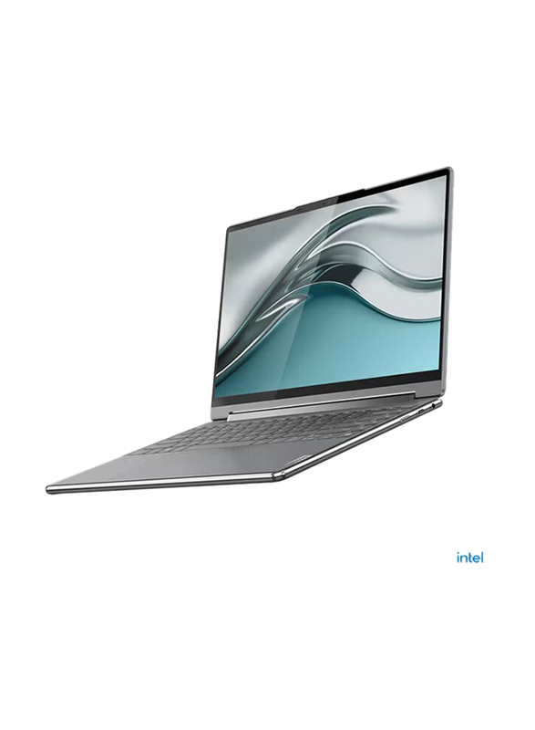 Lenovo Yoga 9 Laptop, 14" WQUXGA OLED Display, Intel Core i7-1260P 12th Gen, 1TB SSD, 16GB RAM, Integrated Graphics, AR KB, Win 11 Home, 82LU008CAX, Strom Grey, International Version