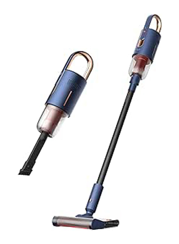 

Deerma 2 Gear 17000Pa Powerful Suction Lightweight Cordless Stick Handheld Vacuum Cleaner Mop, 220W, VC20 Pro, Blue/Gold