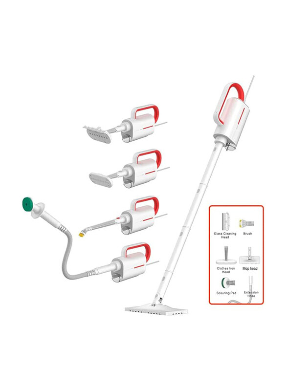 

Deerma Steam Cleaner Electric Handheld Mop Floor Cleaner, ZQ610 ZQ600, White