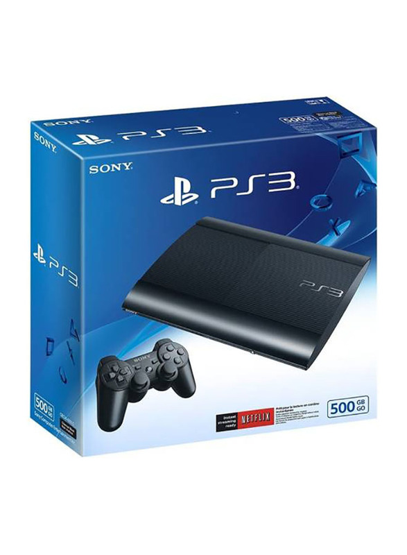 Sony PlayStation 3 Ultra Slim Console, 500GB, US Version, Black