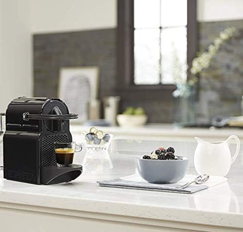 Nespresso Inissia Black Coffee Machine, UAE Version, Black