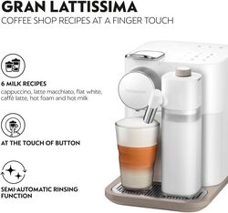 NESPRESSO F541 Gran Lattissima White Coffee Machine - UAE Version