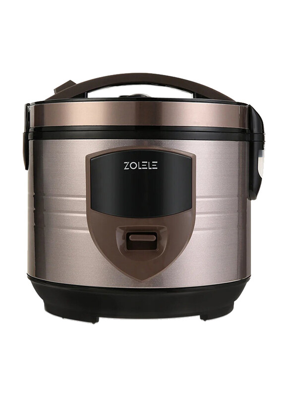 

Zolele 3L Electric Non-Stick Rice Cooker with Steamer, ZB501, Brown