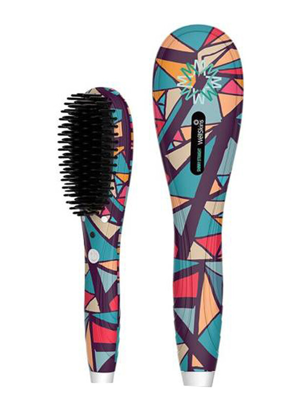 

Wellskins 3 in1 Electric Multi-Function Hair Straightening Comb, WX-ZF105, Multicolour