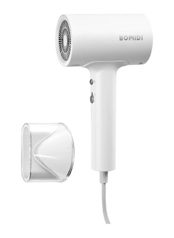 

Bomidi HD1 Hair Dryer Negative Ion Hair Blower, 1800W, White