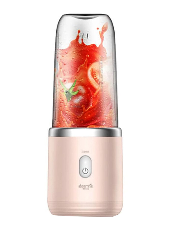 

Deerma 0.4L USB Rechargeable Electric Portable Mini Fruit Juicer Ice Mixer Bottle Cup, NU05, Black