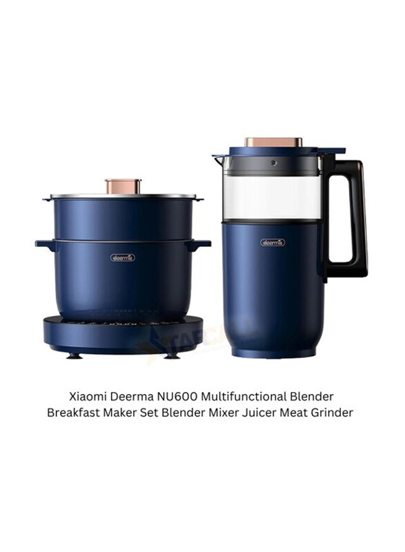 

Deerma 1.5L Multifunctional Blender, NU600, Blue