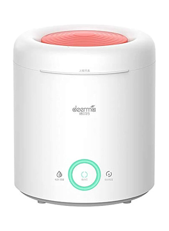 

Deerma F301 Portable Humidifier with Corrosion Resistant PP Material & 360-Degree Rotating Smart Humidifier, 2.5L, White