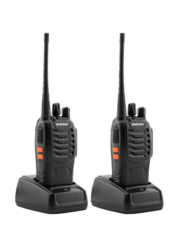 

Baofeng Portable 2-Piece FM Handheld Two Way Radio Walkie Talkie Set, Black