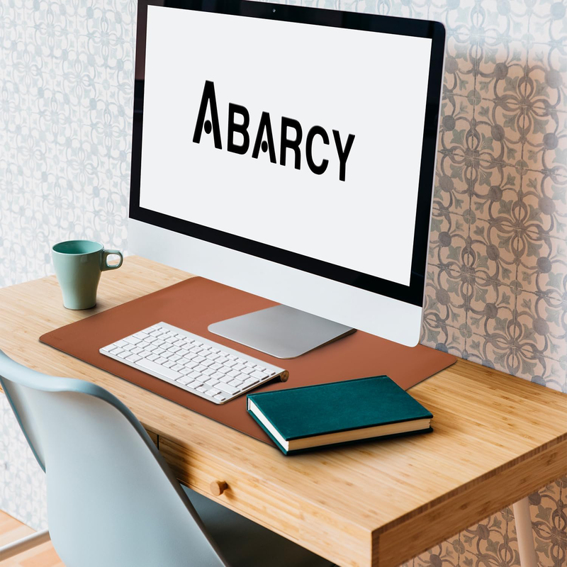 Abarcy 60 x 30cm LE+ Desk Pad, Brown/Grey