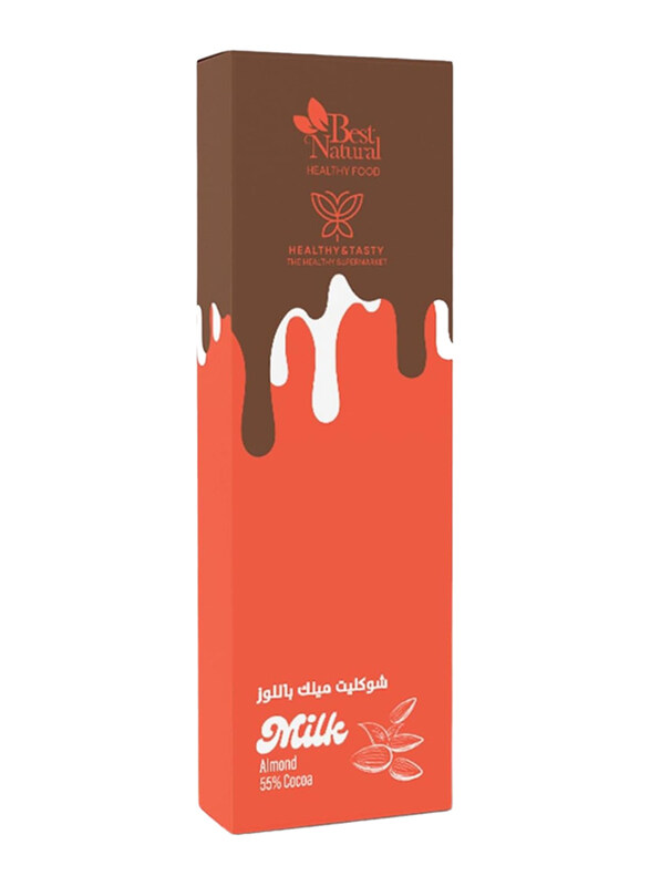 

Healthy & Tasty Almond Milk Chocolate Bar, 40g