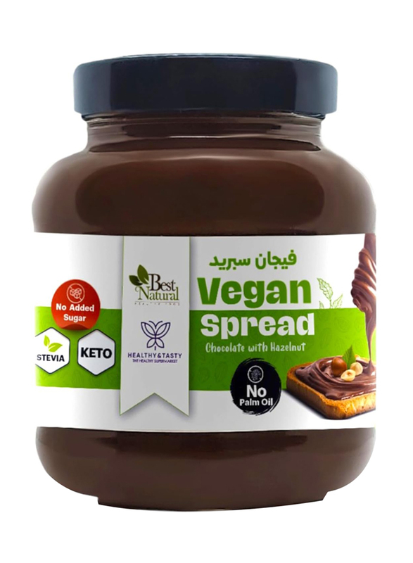 Healthy & Tasty Keto Vegan Hazelnut Chocolate Spread, 350g