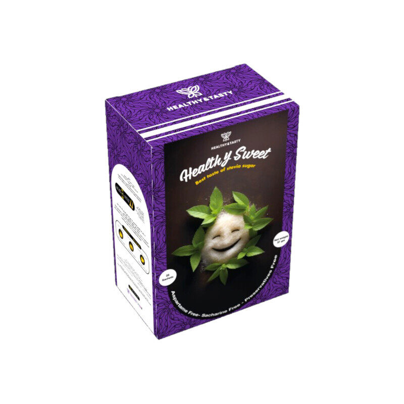 

Healthy & Tasty Healthy&Tasty Stevia Natural Sweetener Powder from Stevia Leaves, Zero Calorie - 37.5g (25 Sachets X 1.5g)