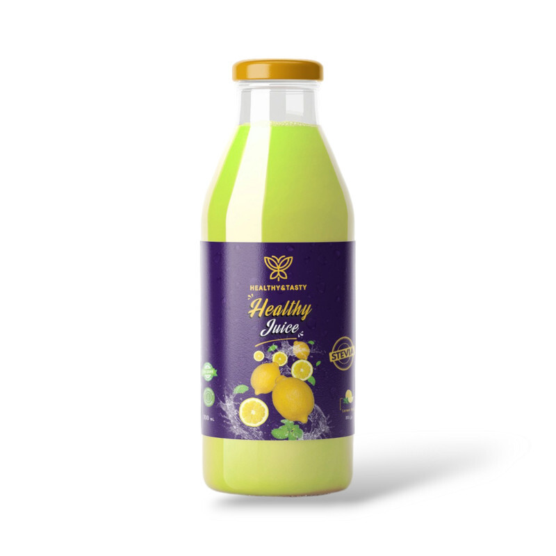 Healthy&Tasty Lemon Mint Juice 300ml - Keto Friendly Zero Sugar Low Calorie