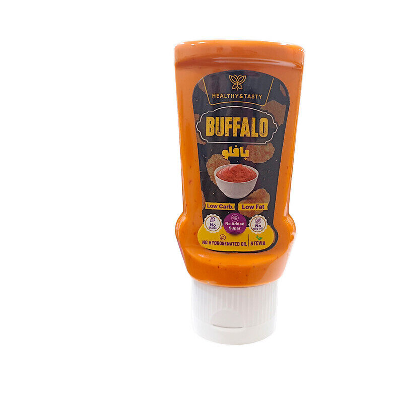 

Healthy & Tasty Buffalo Sauce 340 ml, Low Carb, Low Fat, No Starch, No Added Sugar, No Soy Oil, No Hydrogenated Oil