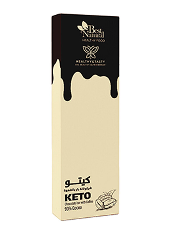 

Healthy & Tasty Healthy&Tasty Coffee KETO Chocolate Bar 12 Bars, No Added Sugar Gluten Free Non GMO Soy Free, 13.44 gm Protein 191.15 Kcal, 40gm each