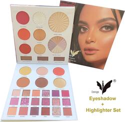 Daroge Eyeshadow and Highlighter Set