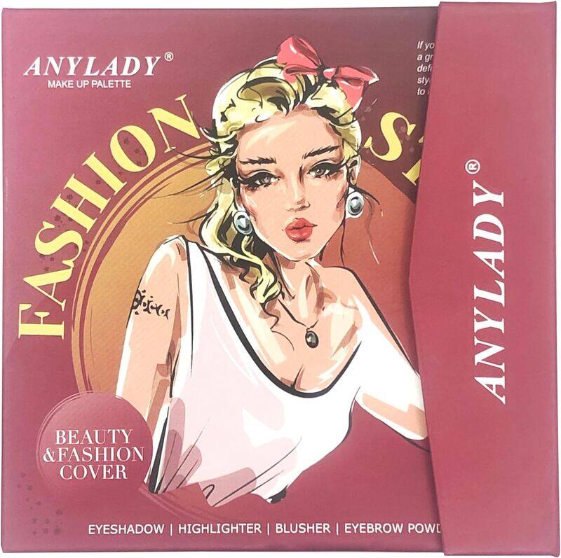 

ANYLADY Fashion Style Make Up Palette, Eyeshadow, Highlighter, Blusher, Eyebrow Powder