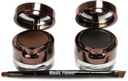 Music Flower Fascinated 2 in 1 Eyebrow Eyeliner Cream