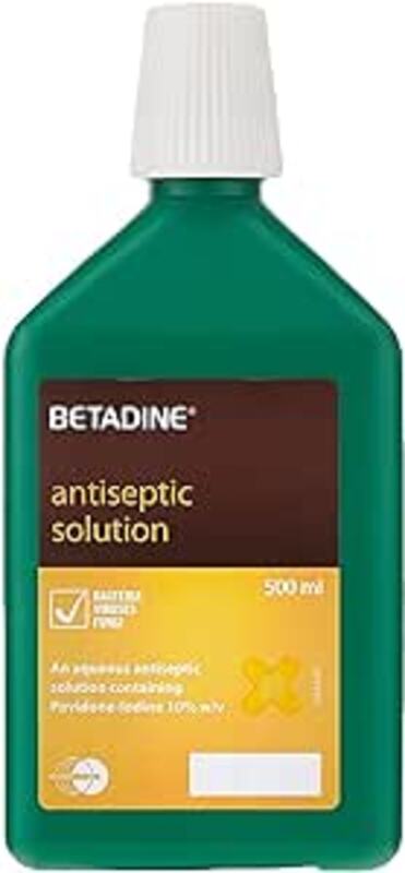 BETADINE ANTISEPTIC SOLUTION 500ML