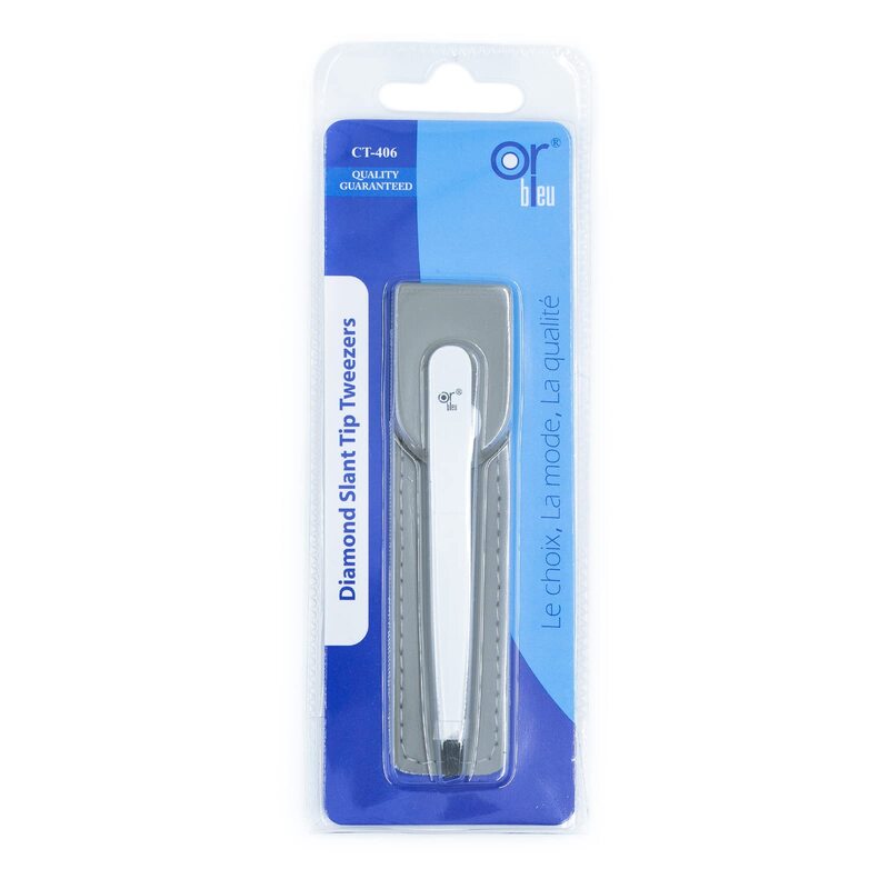 DIAMOND SLANT TIP TWEEZERS 406