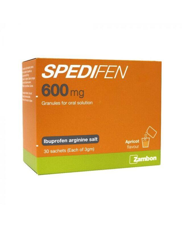 

Zambon Spedifen 600 mg Granules Sachet 3 g 30's