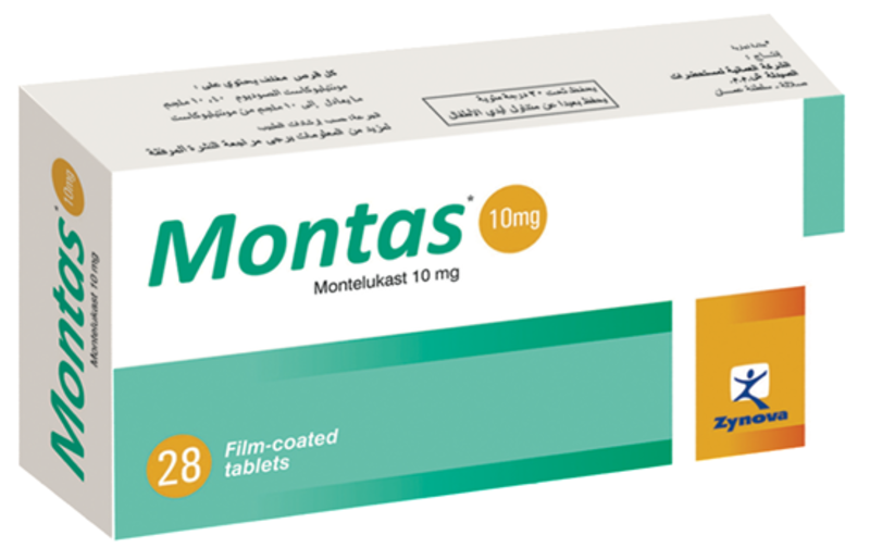 

Zynova MONTAS, 10 MG, TABLETS 28'S