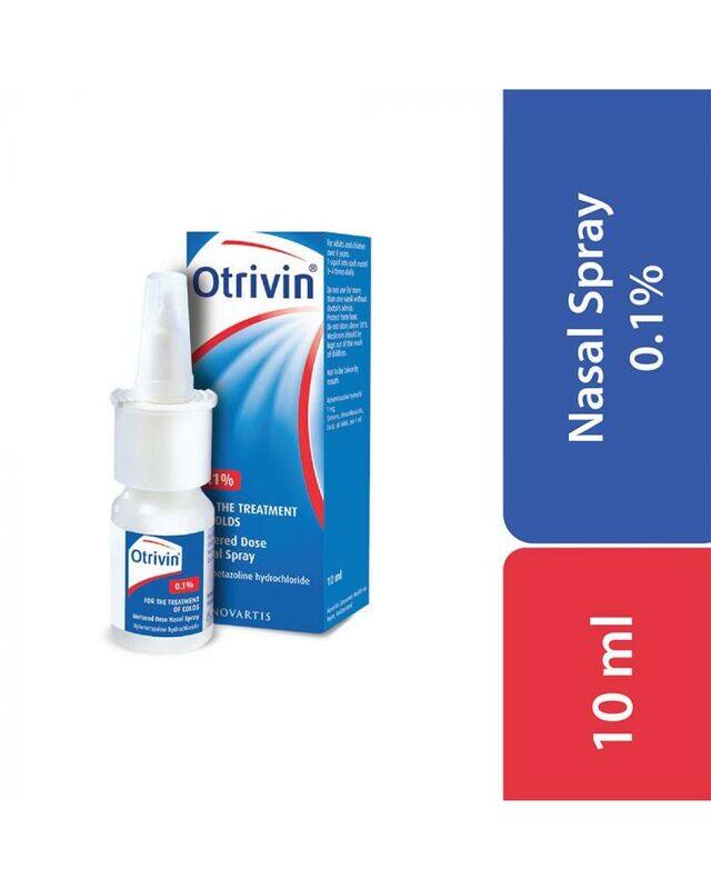 

Otrivin Nasal Spray 0.1% 10 mL