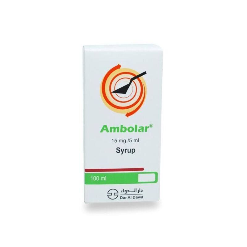 

Generic AMBOLAR 15MG/5ML 100ML SYRUP