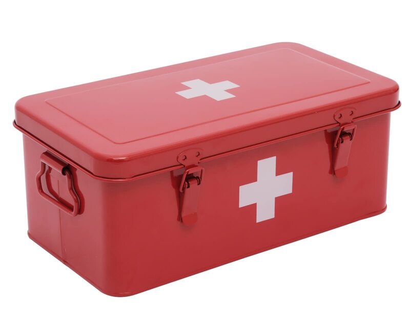 FIRST AID BOX 75P RED EMPTY BOX