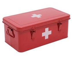 FIRST AID BOX 75P RED EMPTY BOX