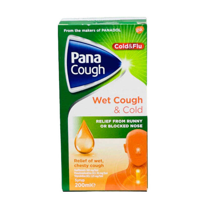 

Pana Natural Pana Cough Wet Cough & Cold 200ml