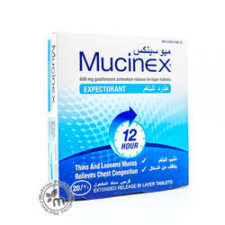 Mucinex 600mg Tablets 20S