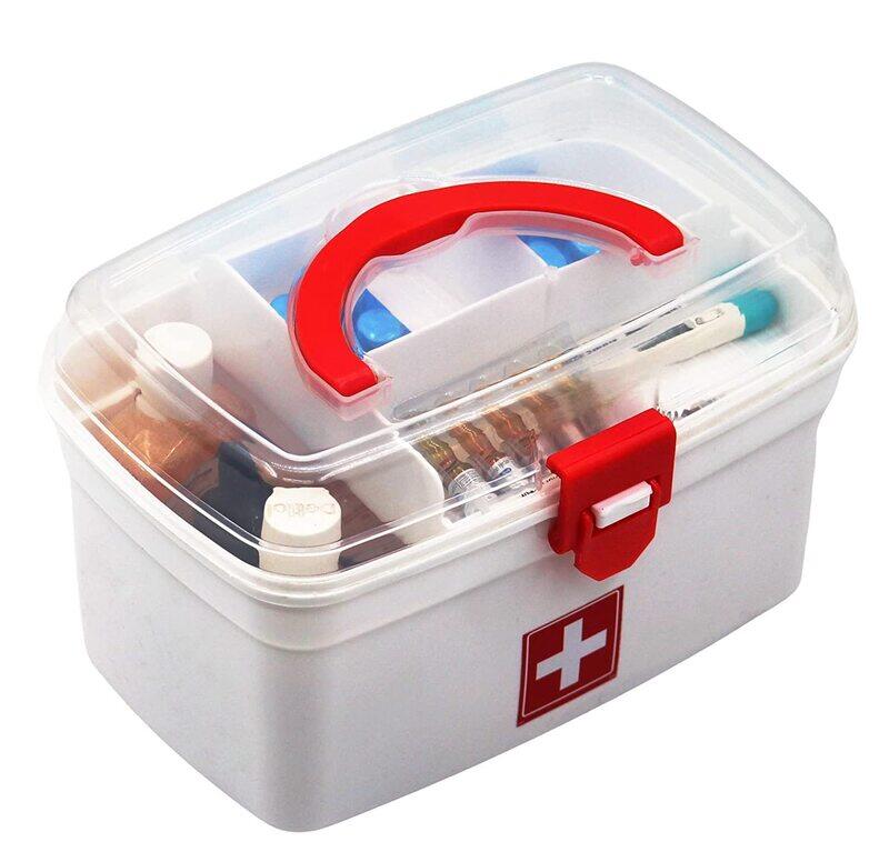 

Generic FIRST AID KIT MED PLASTIC WHITE