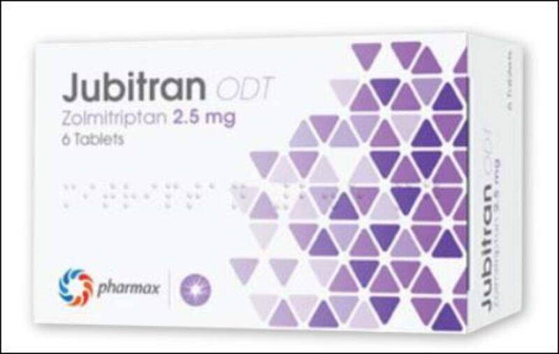 

Generic JUBITRAN ODT 2.5MG TABLETS 6S