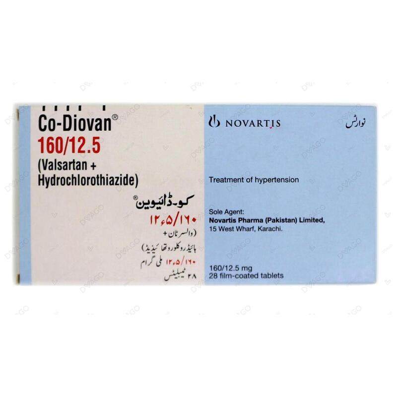 

Generic CO DIOVAN 160/12.5MG 28TAB