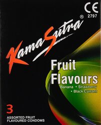 KAMASUTRA FRUIT FLAVOR CONDOMS 3'S