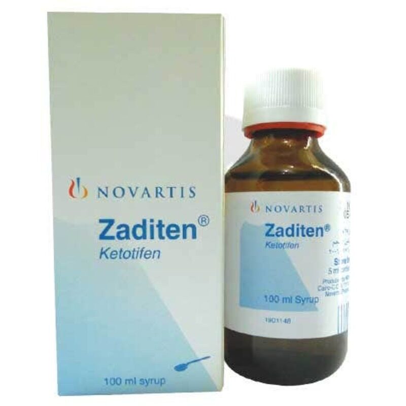

novartis ZADITEN 1MG/5ML 100ML SYRUP