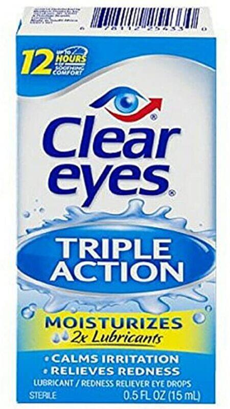 

Generic CLEAR EYES TRIPLE ACTION 15ML