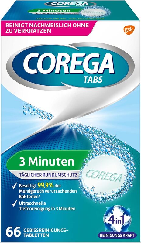 COREGA 3 MINUTE DAILY CLEANSER 36 TAB