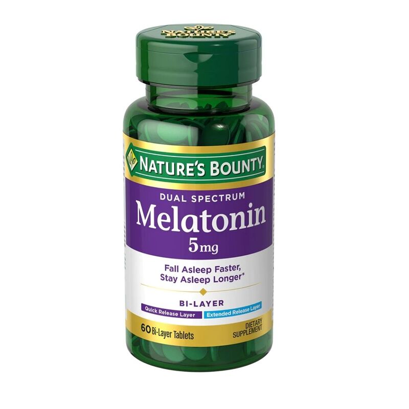 Natures Bounty Dual Spectrum Melatonin 5Mg 60'S