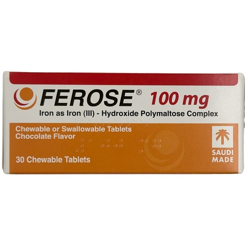 

Generic FEROSE 100MG TAB 30S