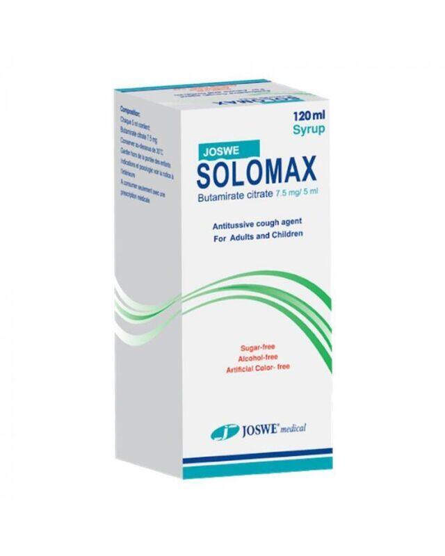 

Generic Joswe Solomax 1.5 mg/mL Sugar Free Syrup 120 mL