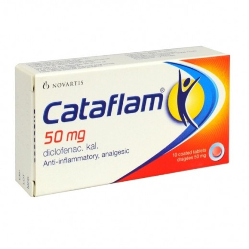 CATAFLAM 50MG 10TAB DICLOFNC