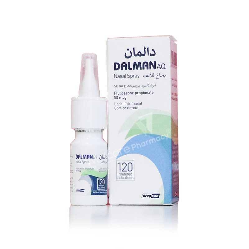 

Generic DALMAN AQ 50MCG NASAL SPRAY 50ML